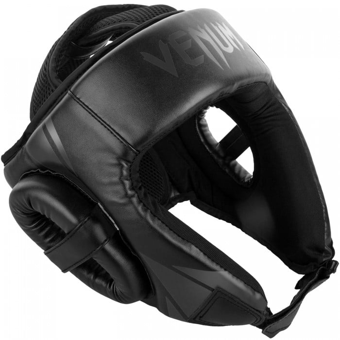 ПРОТЕКТОР ЗА ГЛАВА / КАСКА - Venum Challenger Open Face Headgear - Black/Black​